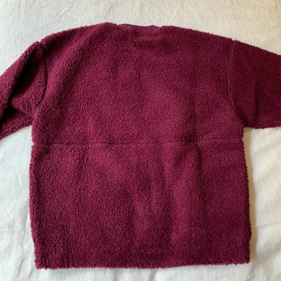 COS Magenta Oversized Fleece, Cozy and Gorgeous, Size M/L - Picture 6 of 6